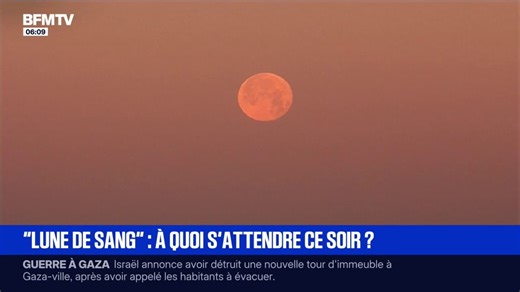 "Lune de sang": où et quand observer l'éclipse lunaire totale ce dimanche soir?