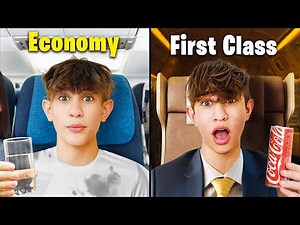 $1 VS $10,000 Airplane Seat ! | Nidal Vlogs