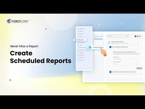 Automate Report Delivery in Yoroflow (Step-by-Step Setup)