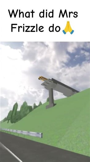 What did Mrs Frizzle do🙏 | Car Crash Studio #roblox #gaming #robloxcarcrash #robloxfunny