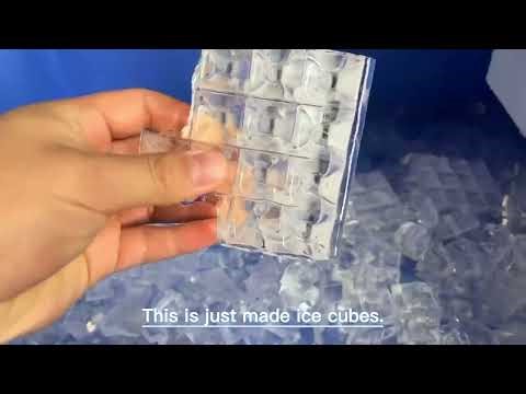 Making Ice, Step by Step | 120KG Cube Ice Machine in Action