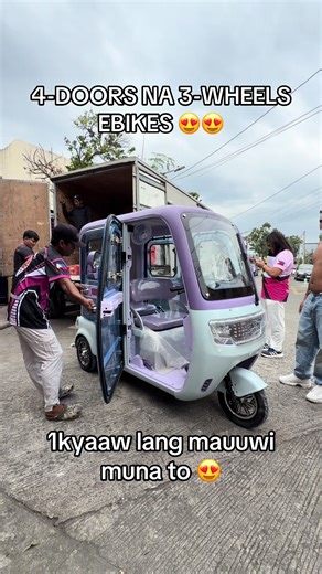 Luxury 3-Wheel E-Bikes with Doors Announcement!