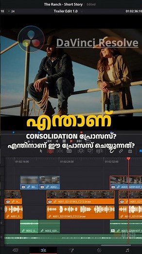 COLOR GRADING STUDIO |MEDIA MANAGEMENT | CONSOLIDATION | MALAYALAM #colorgrading #davinciresolve