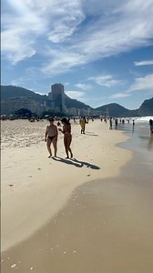 🇧🇷🌞🌊 Copacabana Beach walk ⛱️🏝️Brazil