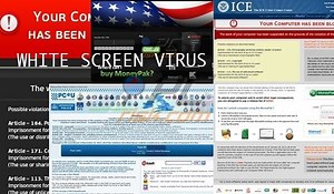 White Screen After Login (Virus)
