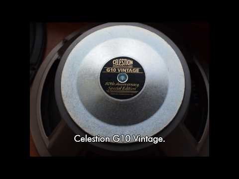 10 inch guitar speaker shootout - Jensen, Celestion, Eminence