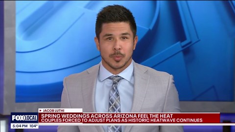 Spring weddings across Arizona feel the heat