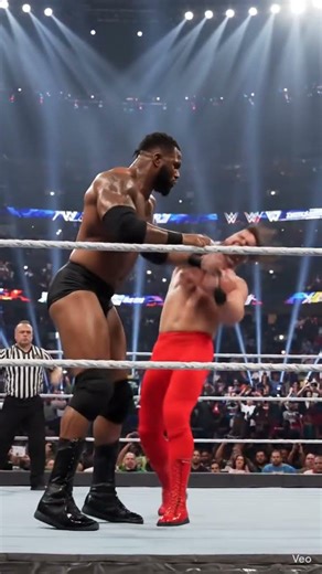WWE beast mode: Devastating clothesline KO! 💥 #WWE