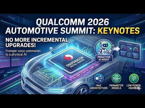 Qualcomm Auto Summit 2026: 10B+ On-Device LLM – Is the Car Truly Becoming an AI Agent?