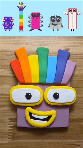 GIANT numberblocks 6-10 claycracking making 거대 넘버블럭스 6-10 클레이로 만들기 #numberblocks #넘버블록스 #넘버블럭스