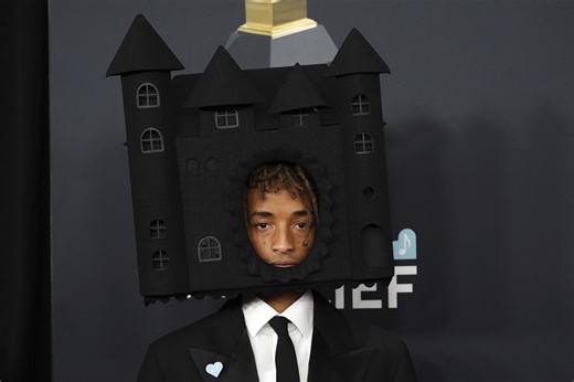 Jaden Smith Wears $4,600 Castle On His Head At Grammys 2025