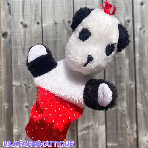 12" Vintage Soo Sooty & Sweep Panda Hand Puppet - Etsy