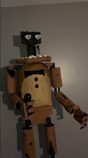 REAL LIFE Withered Freddy Animatronic Endoskeleton Test #fnaf #freddyfazbear #witheredfreddy #fnaf2