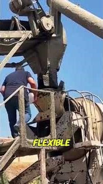 Why’s This Guy Tossing Ice into the Concrete Mixer?