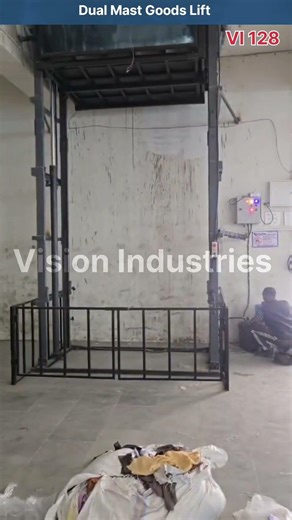 VI 128 Hydraulic Goods Lift #hydraulic #goodslift #elevator #home #materialhandling #viral #shorts