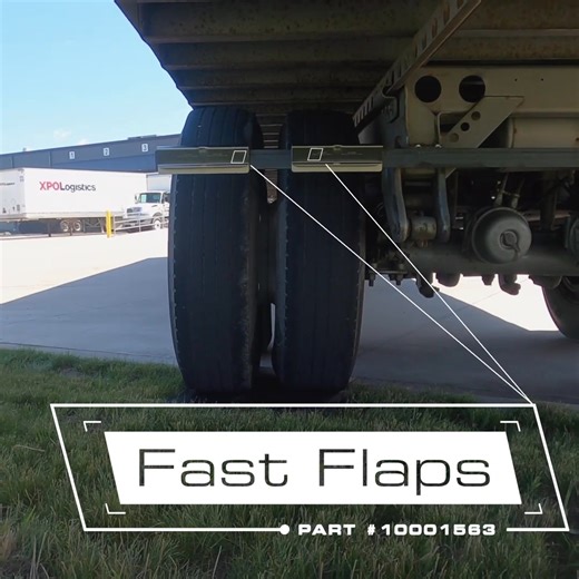 3.5K views · 27 reactions | Secure your mud flaps with Fast Flaps! These easy-to-install brackets eliminate torn flaps, damaged equipment, and DOT fines. Learn more  https://www.minimizer.com/product-category/mud-flaps-brackets/fast-flaps/ #Trucking #Trailers #Minimizer #MudFlaps #FastFlaps | Minimizer | Facebook