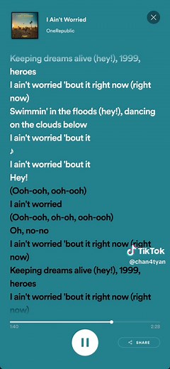 I Ain't Worried - OneRepublic #iaintworried #onerepublic #trending #trendingsong #trendingsong #popular #popularsong #foryou #lyrics #lyricsvideo #CapCut #music #fypシ #fyp