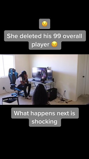 Girlfriend Deletes Boyfriend's 2K Player - Shocking Reaction!