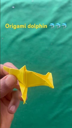 🐬 Paper Dolphin That Looks REAL! | Easy Origami Dolphin