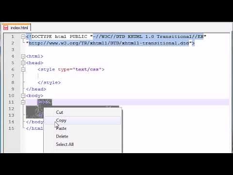 XHTML and CSS Tutorial - 18 - font-weight & font-style