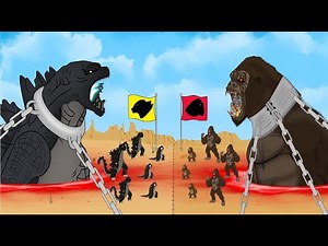Evolution of Godzilla vs. King Kong: Head-to-Head Comparison (Cartoon)