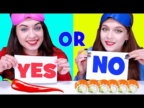 Yes or No ASMR Food Challenge #3 | Eating Sounds LiLiBu