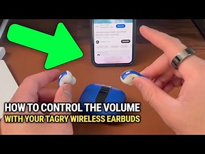 How To Control The Volume With Your Tagry Wireless Earbuds: EASY Guide!