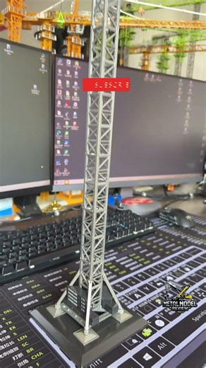 Zoomlion T6513-8B Tower Crane Model – A Giant in Miniature