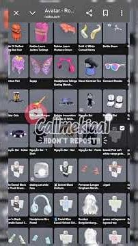 Tutorial cara combo hair di roblox ||