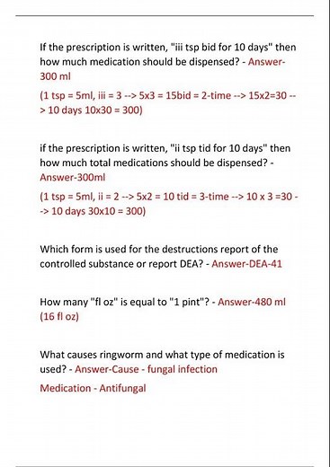 EXCPT PHARMACY TECHNICIAN TEST ACTUAL FINAL EXAM LATEST