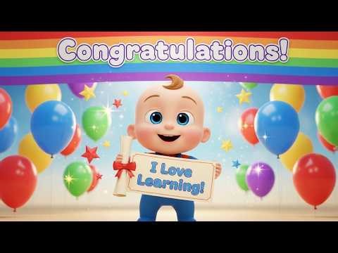 Study Time With Baby 📚 | Fun Learning Song for Kids | Toddler Study | ABC & Numbers Song for Babies