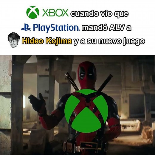 XBOX when it saw PlayStation screw over HIDEO KOJIMA