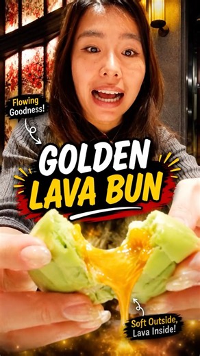My Favorite Dim Sum Ever 🤤🥢 Golden Lava Custard Buns #chinatravel #dimsum #chinafood