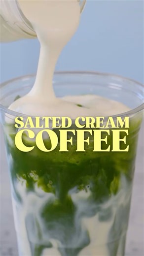 Tuệ on Instagram: "My golden ratio for an addicting Salted Cream Top 😮‍💨 1 cup heavy cream 4 tablespoons condensed milk 1/2 teaspoon salt . . #recipe #easyrecipeideas #coffee #matcha #creamtop"