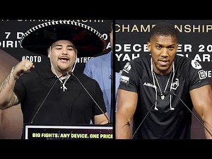 ANDY RUIZ JR VS. ANTHONY JOSHUA 2 - FULL NEW YORK PRESS CONFERENCE & FACE OFF VIDEO