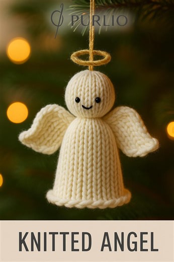 Knitted Angel Ornament Pattern | Snowlight Angel | Christmas Decoration Knitting PDF | Holiday Gift DIY | Beginner Pattern - Etsy Australia