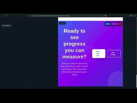 Conversational Landing Page Designer - AI-Powered Web Design | UI Strikes Back Hackathon