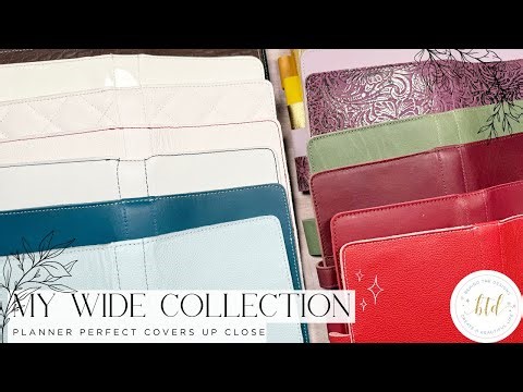 My Complete Planner Perfect Wide Travelers Notebook Collection | Covers Up Close 2025