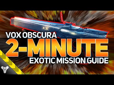 VOX OBSCURA FARM GUIDE // Legend 2-Minute Walkthrough & Strategy #destiny2 #exotic #mission