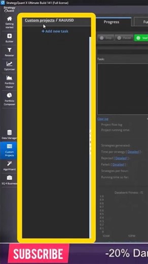 StrategyQuant: El Truco Oculto que Acelera tu Generación de Bots 🤯⚡