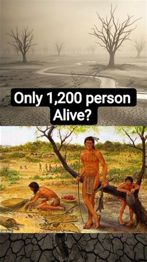 When Humanity almost vanished forever #sciencefacts #facts #historicalmyths #amazingfacts