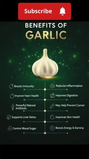 Benefits of Garlic 🧄 | 10 Powerful Health Benefits You Must Know#healthtips #facts #shorts