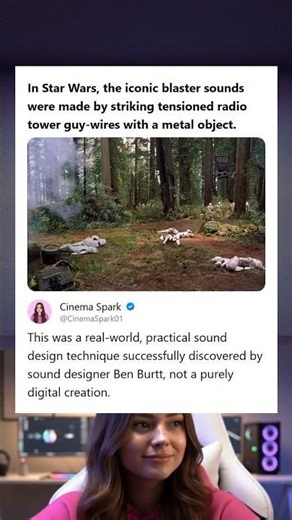 Star Wars Sound Fact Iconic Blaster Sounds Made by Striking Radio Tower Guy-Wires