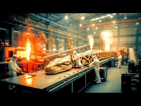 Inside Python Snake Leather Factory Process | From Snake to Luxury Bag