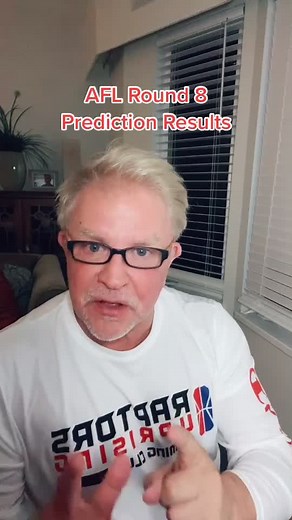 AFL Round 8 Prediction Results￼ #afl #footy #aussiesports #football #aussierules #downunder #legend #rivals #australia #fy #fyp #acb