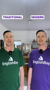 957K views · 17K reactions | Traditional English  x Modern English  #vocabulario #ModernEnglish #inglesbrasil | EnglishBay | Facebook
