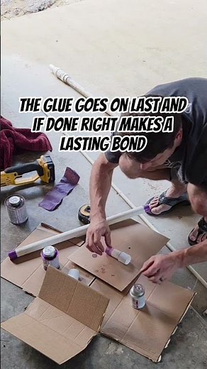 How to connect PVC pipe