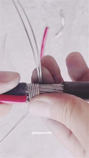 Learn an easy way to tie wires.#EasyWire#WireTying#SimpleMethod#DIY#WorkTips