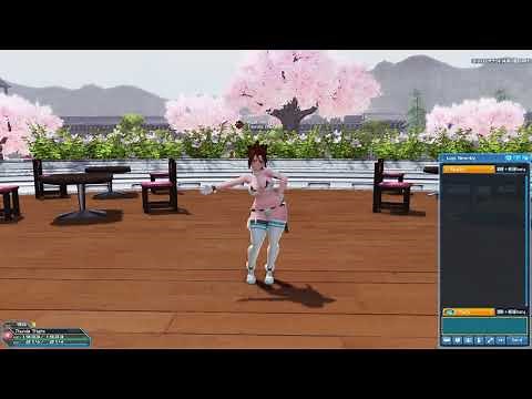 PSO2 57: Dance 10 Emote Lobby Action
