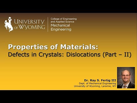 3.2b: Crystal Defects (Dislocations - Part II)